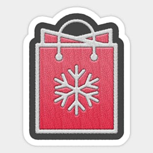 Cute Christmas bag Sticker